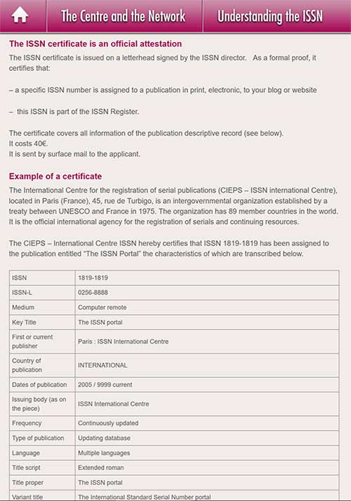 Свидетельство ISSN-PRINT-internationalconference